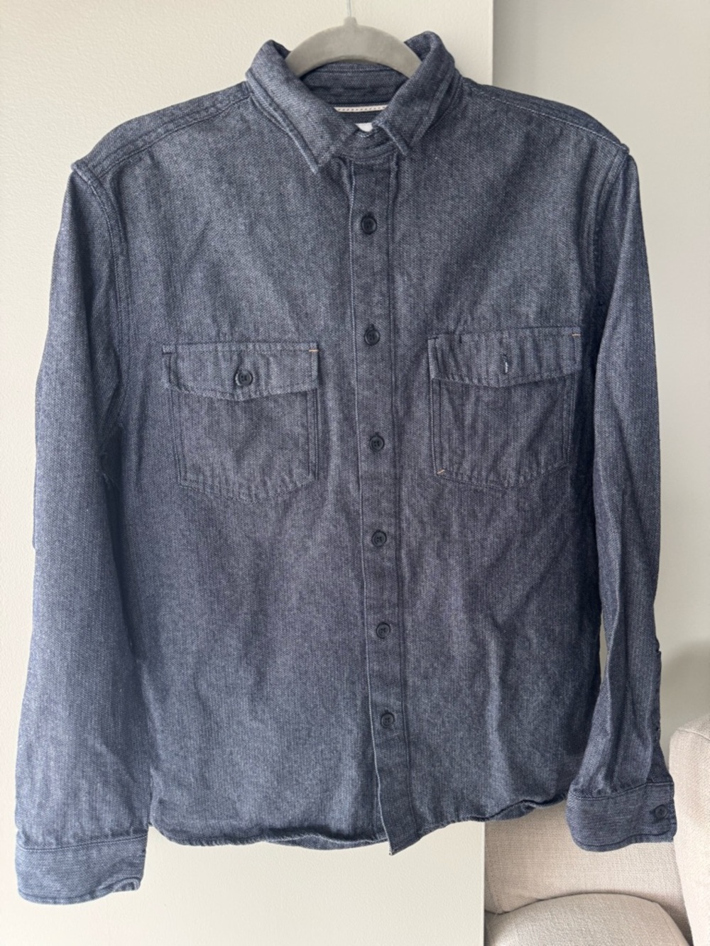 Goodfellow & Co Men’s Indigo Button-Down Workshirt